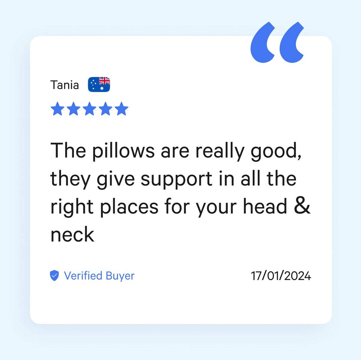 Side Sleeper Pillow - Neck & Shoulder Support | Derila